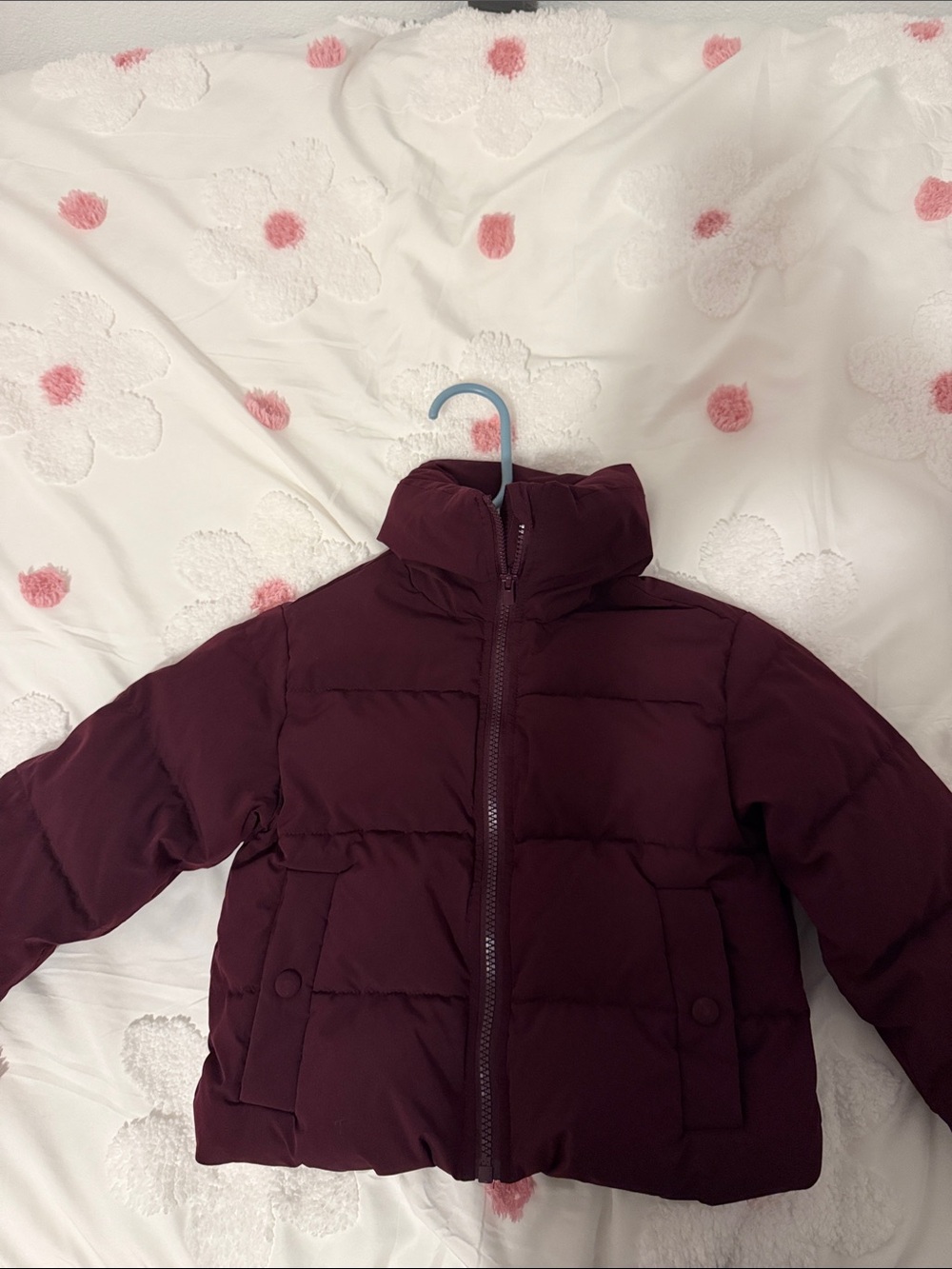 art class Kids Puffer Jacket in Deep Plum